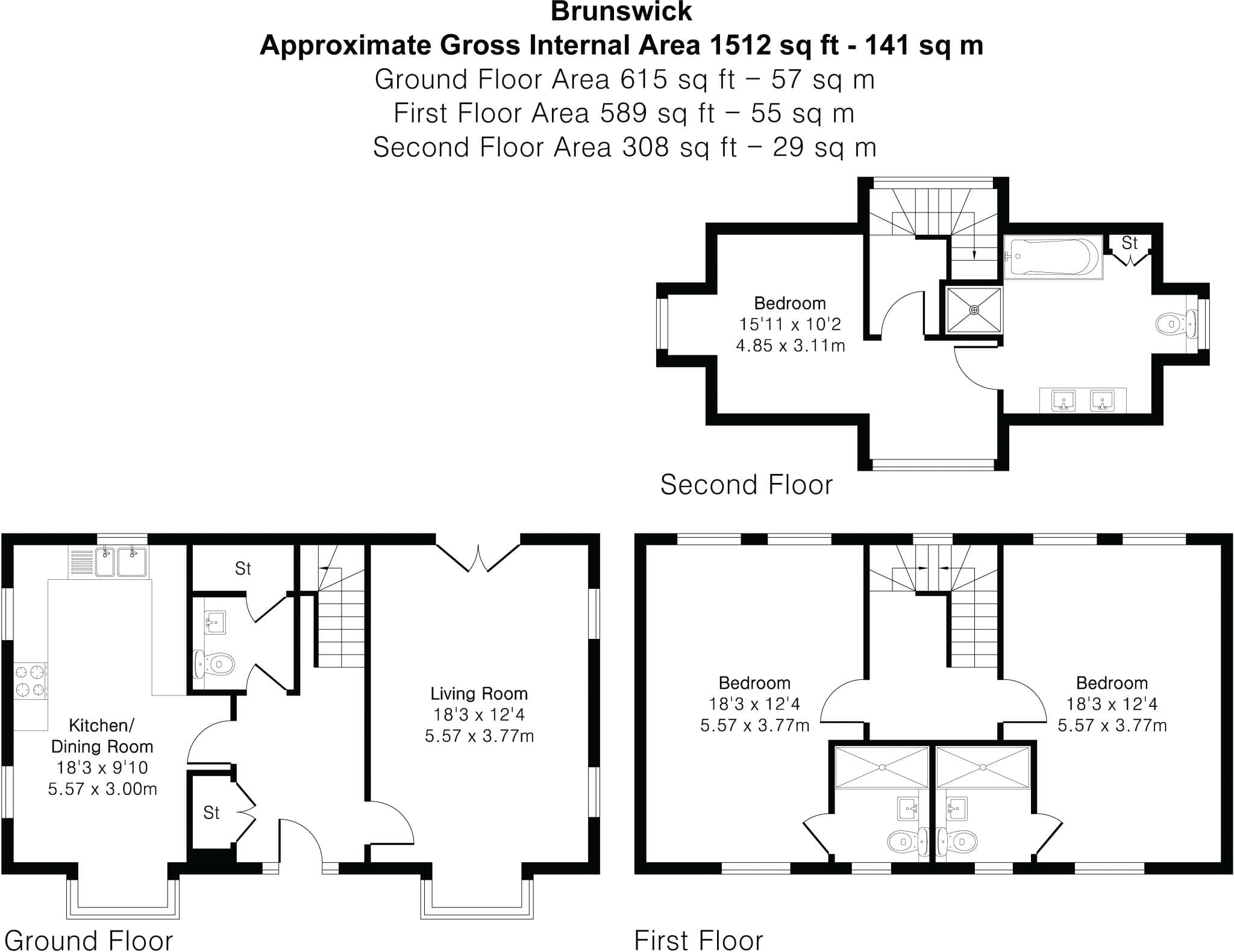 The Brunswick floorplan — image 1