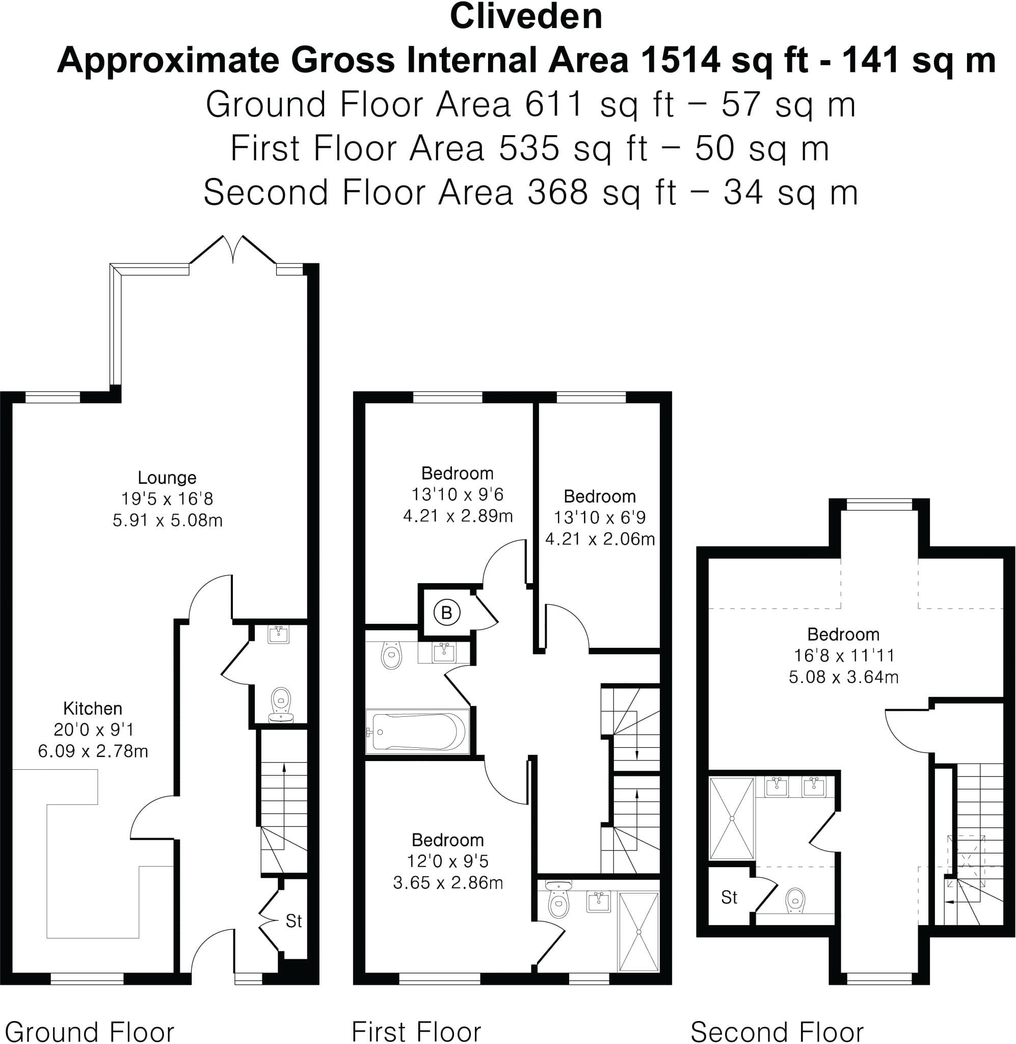 The Cliveden floorplan — image 1