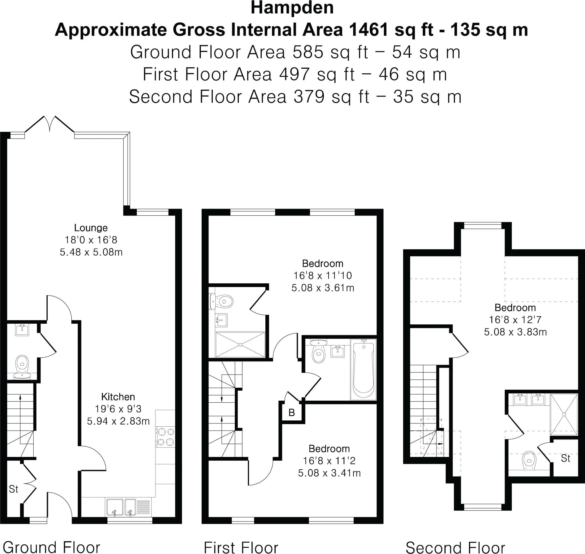 The Hampden floorplan — image 1