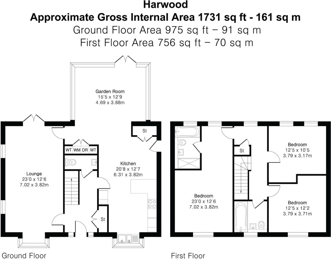 The Harwood floorplan — image 2